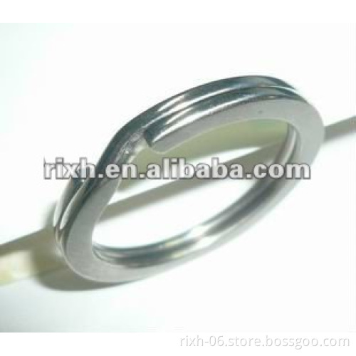 Titanium metal split ring.titanium keyring,titanium keychain
